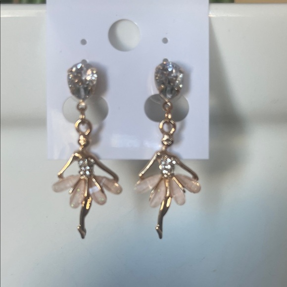 Jewelry - Elegant Gold and Silver Fairy Earrings
